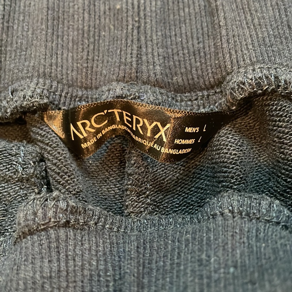 Men’s Arc’teryx Emblem Fleece Joggers - Black - Large - Picture 3 of 4